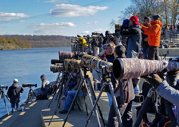 Photographers at Conowingo Dam