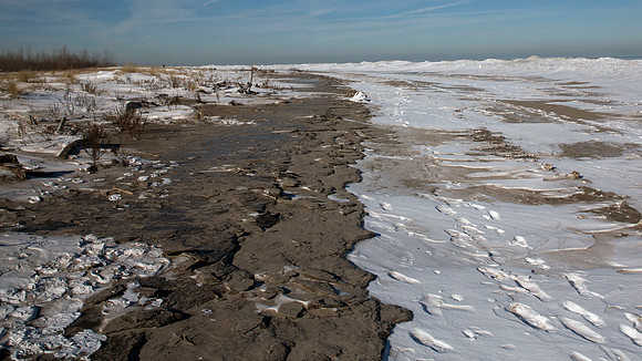 Gull Point Beach with Ice Dunes